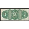 Image 2 : 1869 $2 Rainbow Legal Tender Note