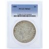 Image 1 : 1889 $1 Morgan Silver Dollar Coin PCGS MS63