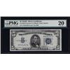 Image 1 : 1934D $5 Silver Certificate Note PMG VF20