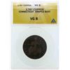 Image 1 : 1787 Connecticut Draped Bust Colonial Copper Coin ANACS VG8