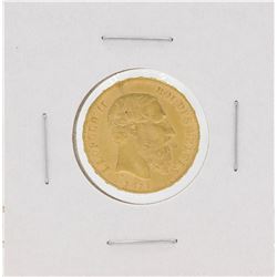 1877 Belgium 20 Francs Gold Coin