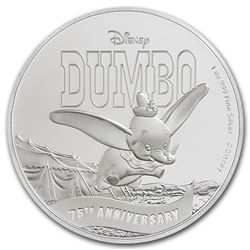 2016 $2 Disney Dumbo .999 Fine Silver Proof Coin