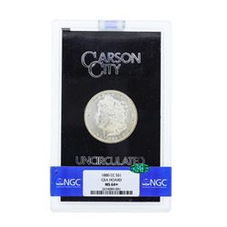 1880-CC $1 Morgan Silver Dollar Coin GSA Hoard NGC MS64+ CAC