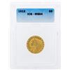 Image 1 : 1912 $5 Indian Head Half Eagle Gold Coin ICG MS64
