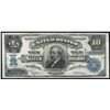 Image 1 : 1908 $10 Silver Certificate Tombstone Note