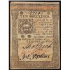 Image 1 : October 1, 1773 Ten Shillings Pennsylvania Colonial Currency Note