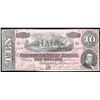 Image 1 : 1864 $10 The Confederate States of America Note