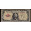 Image 1 : 1928 $1 Red Seal Legal Tender Note