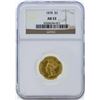 Image 1 : 1878 $3 Indian Princess Head Gold Coin NGC AU53