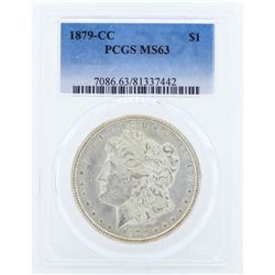 1879-CC $1 Morgan Silver Dollar Coin PCGS MS63