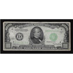 1934A $1,000 Federal Reserve Note Cleveland