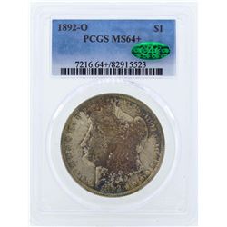 1892-O $1 Morgan Silver Dollar Coin PCGS MS64+ CAC