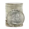 Image 1 : Roll of (20) 1961-D Brilliant Uncirculated Franklin Half Dollar Coins