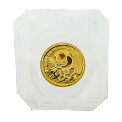 1991 China 1/10 oz. Panda 10 Yuan Gold Coin - Sealed