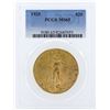 Image 1 : 1925 $20 St. Gaudens Double Eagle Gold Coin PCGS MS65