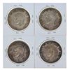 Image 2 : Lot of (4) 1939 $1 Canada Silver Coins