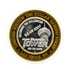 Image 1 : .999 Silver Stratosphere Tower $10 Casino Gaming Token Limited Edition