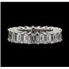 Image 1 : 14KT White Gold 7.50ctw Diamond Eternity Band