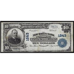 1902 $10 PB The New Haven Bank National Currency Note