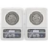 Image 2 : (2) 1994MO Mexico 1oz Silver Coins NGC MS67