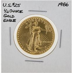 1986 $25 American Gold Eagle Coin