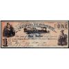 Image 1 : 1862 $1 The State of Mississippi Obsolete Bank Note