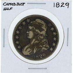 1829 Capped Bust Half Dollar Coin