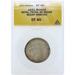 1631 Nepal Mohar Coin ANACS EF40