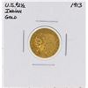 Image 1 : 1913 $2 1/2 Indian Head Quarter Eagle Gold Coin