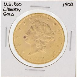 1900 $20 Liberty Head Double Eagle Gold Coin
