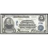 Image 1 : 1902 $5 Crocker First National Bank San Francisco California Currency Note