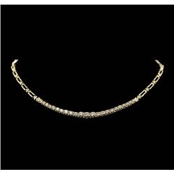 14KT Yellow Gold 2.85ctw Diamond Necklace