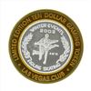 Image 2 : .999 Silver Las Vegas Club $10 Casino Gaming Token Limited Edition