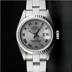 Rolex Stainless Steel Datejust Ladies Wristwatch