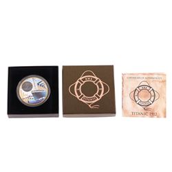 2012 $2 Titanic Day British Virgin Islands Bronze Coin with COA