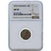Image 1 : 1915 Canada 10 Cent Coin NGC AU55