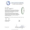 Image 5 : 14KT White Gold 10.63ctw Emerald and Diamond Bracelet