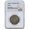 Image 1 : 1887ZS Mexico 50 Centavos Coin NGC VF30