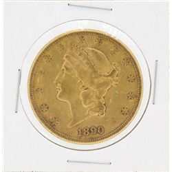 1890-S $20 Liberty Head Double Eagle Gold Coin