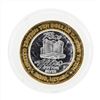 Image 1 : .999 Silver Reno Hilton $10 Casino Gaming Token Limited Edition