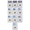 Image 2 : Lot of (10) $5 American Gold Eagle Coins NGC MS69