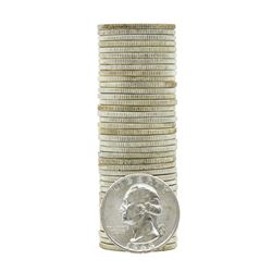 Roll of (40) 1963-D Brilliant Uncirculated Washington Quarters