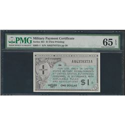 Military Payment Certificate $1 Series 461 PMG Gem Uncirculated 65EPQ