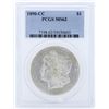 Image 1 : 1890-CC $1 Morgan Silver Dollar Coin PCGS MS62