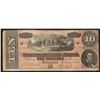 Image 1 : 1864 $10 The Confederate States of America Note