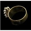 Image 3 : 14KT Yellow Gold 0.96ctw Diamond Ring
