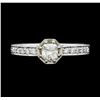 Image 1 : 18K White Gold 0.60 ctw. Diamond Wedding Ring
