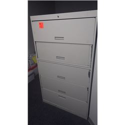 5 door metal lateral file cabinet