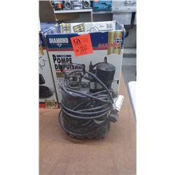 Pair of 2 Diamond sump pumps 1/2 HP and 3/4 HP