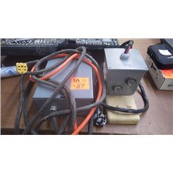 Electrical service boxes and timer